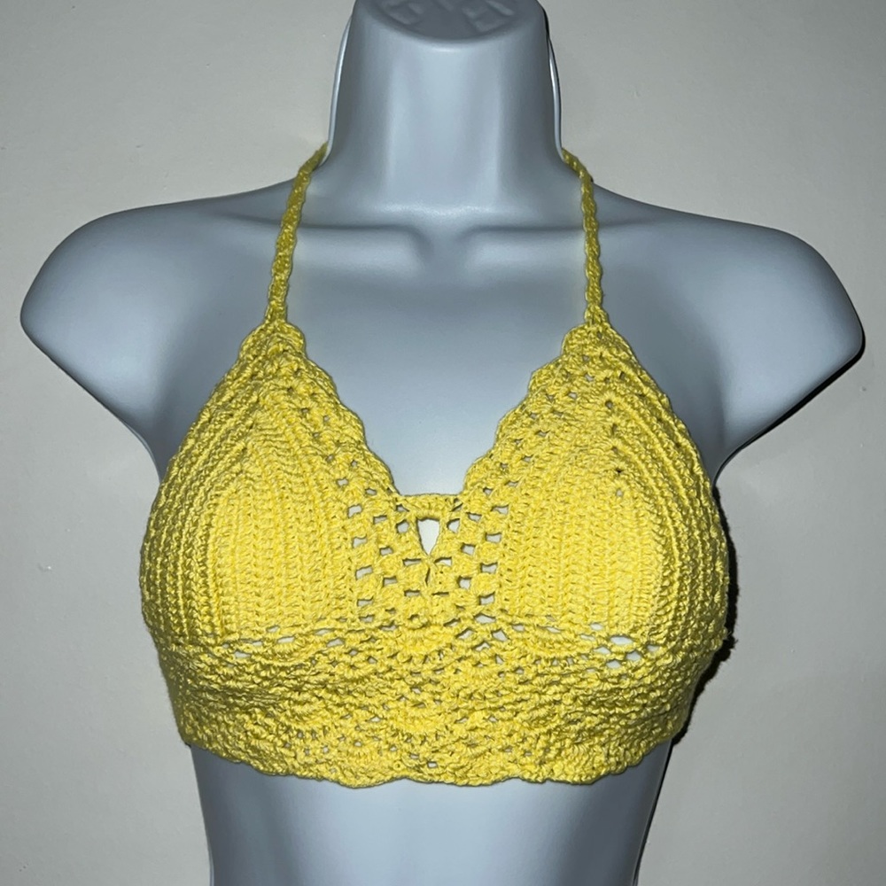 Bohemian Crochet Bikini Top